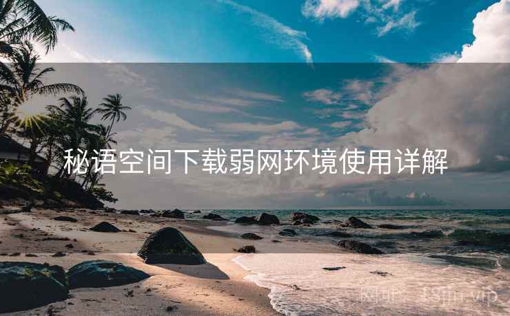 秘语空间下载弱网环境使用详解