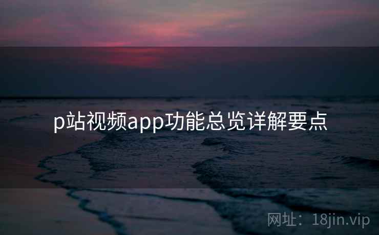 p站视频app功能总览详解要点